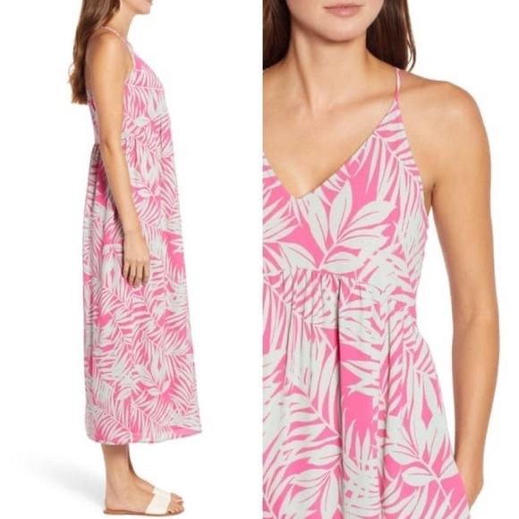 Beautiful Gibson Pink/Mint Maxi Dress - Picture 2 of 8